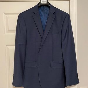 Calvin Klein Navy Suit Jacket. Double Vented.